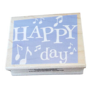 Hero Arts Happy Day Confetti Wood Mounted Rubber Stamp E3733